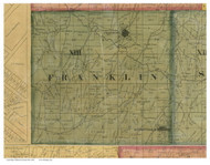 Franklin, Ohio 1862 Old Town Map Custom Print - Harrison Co.