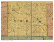 North, Ohio 1862 Old Town Map Custom Print - Harrison Co.