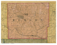 Rumley, Ohio 1862 Old Town Map Custom Print - Harrison Co.