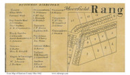 Moorefield Village - Moorefield, Ohio 1862 Old Town Map Custom Print - Harrison Co.
