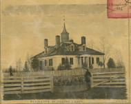 Residence of Walter Craig - Cadiz, Ohio 1862 Old Town Map Custom Print - Harrison Co.