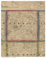 Norwalk, Ohio 1859 Old Town Map Custom Print - Huron Co.
