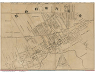 Norwalk Village - Norwalk, Ohio 1859 Old Town Map Custom Print - Huron Co.