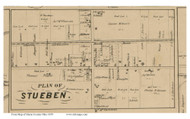 Steuben - Greenfield, Ohio 1859 Old Town Map Custom Print - Huron Co.