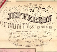 Title of Source Map - Jefferson Co., Ohio 1856 - NOT FOR SALE - Jefferson Co.