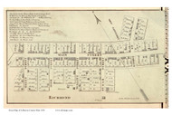 Richmond - Salem, Ohio 1856 Old Town Map Custom Print - Jefferson Co.