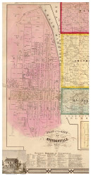 Steubenville City - Steubenville, Ohio 1856 Old Town Map Custom Print - Jefferson Co.