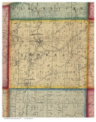 Amherst, Ohio 1857 Old Town Map Custom Print - Lorain Co.