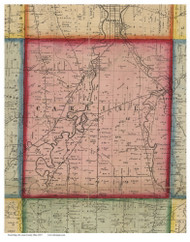 Carlisle, Ohio 1857 Old Town Map Custom Print - Lorain Co.