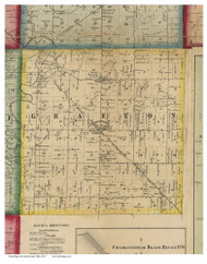 Grafton, Ohio 1857 Old Town Map Custom Print - Lorain Co.