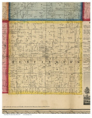 Huntington, Ohio 1857 Old Town Map Custom Print - Lorain Co.