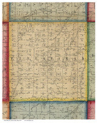 Pittsfield, Ohio 1857 Old Town Map Custom Print - Lorain Co.