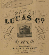 Title of Source Map - Lucas Co., Ohio 1861 - NOT FOR SALE - Lucas Co.