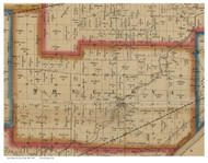Monclava, Ohio 1861 Old Town Map Custom Print - Lucas Co.