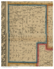 Swanton, Ohio 1861 Old Town Map Custom Print - Lucas Co.