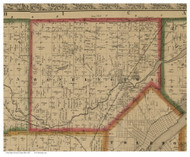 Washington, Ohio 1861 Old Town Map Custom Print - Lucas Co.