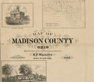 Title of Source Map - Madison Co., Ohio 1862 - NOT FOR SALE - Madison Co.