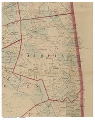 Fairfield, Ohio 1862 Old Town Map Custom Print - Madison Co.