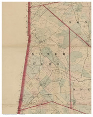 Somerfield, Ohio 1862 Old Town Map Custom Print - Madison Co.