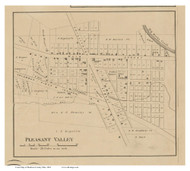 Pleasant Valley - Darby, Ohio 1862 Old Town Map Custom Print - Madison Co.
