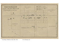 South Solon - Stokes, Ohio 1862 Old Town Map Custom Print - Madison Co.