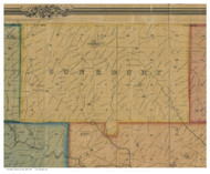 Sunsbury, Ohio 1869 Old Town Map Custom Print - Monroe Co.