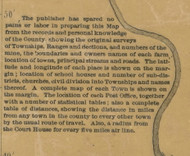 Publisher Statement - Monroe Co., Ohio 1869 Old Town Map Custom Print - Monroe Co.