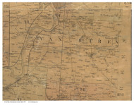 Van Buren, Ohio 1851 Old Town Map Custom Print - Montgomery Co.