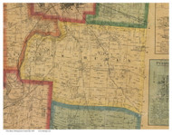 Van Buren, Ohio 1869 Old Town Map Custom Print - Montgomery Co.