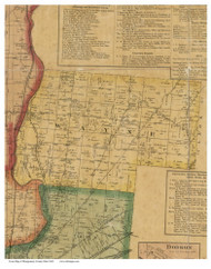 Wayne, Ohio 1869 Old Town Map Custom Print - Montgomery Co.