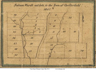 Chesterfield Out Lots - Marion, Ohio 1854 Old Town Map Custom Print - Morgan Co.