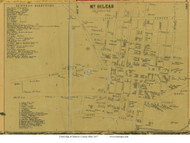 Mount Gilead - Gilead, Ohio 1857 Old Town Map Custom Print - Morrow Co.