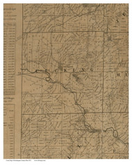 Licking, Ohio 1852 Old Town Map Custom Print - Muskingum Co.