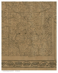 Meigs, Ohio 1852 Old Town Map Custom Print - Muskingum Co.