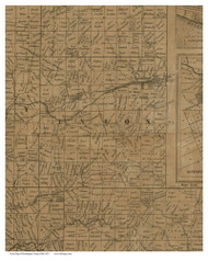 Union, Ohio 1852 Old Town Map Custom Print - Muskingum Co.