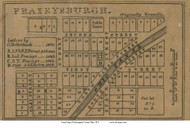 Frazeysburgh - Jackson, Ohio 1852 Old Town Map Custom Print - Muskingum Co.