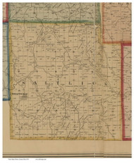 Salt Lick, Ohio 1859 Old Town Map Custom Print - Perry Co.