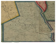 Jackson, Ohio 1858 Old Town Map Custom Print - Pickaway Co.