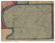 Pickaway, Ohio 1858 Old Town Map Custom Print - Pickaway Co.