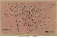 Tarlton - Salt Creek, Ohio 1858 Old Town Map Custom Print - Pickaway Co.