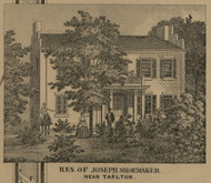 Residence of Jos. Shoemaker - Pickaway Co., Ohio 1858 Old Town Map Custom Print - Pickaway Co.