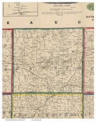 Mantua, Ohio 1857 Old Town Map Custom Print - Portage Co.