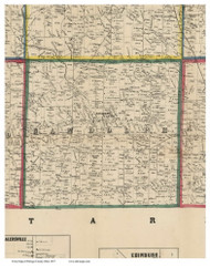 Randolph, Ohio 1857 Old Town Map Custom Print - Portage Co.