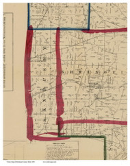 Sandursky, Ohio 1856 Old Town Map Custom Print - Richland Co.