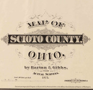 Title of Source Map - Scioto Co., Ohio 1875 - NOT FOR SALE - Scioto Co.