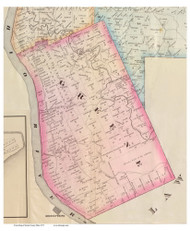 Greene, Ohio 1875 Old Town Map Custom Print - Scioto Co.