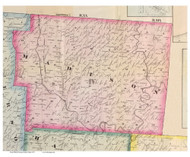 Madison, Ohio 1875 Old Town Map Custom Print - Scioto Co.