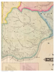 Nile, Ohio 1875 Old Town Map Custom Print - Scioto Co.