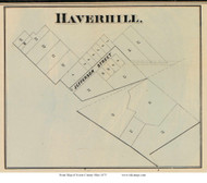 Haverhill - Greene, Ohio 1875 Old Town Map Custom Print - Scioto Co.