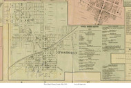 Fostoria - Loudon, Ohio 1864 Old Town Map Custom Print - Seneca Co.